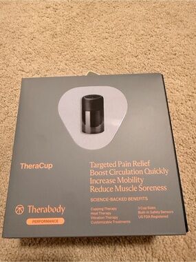 Therabody TheraCup Accessory Kit in Black and Cream